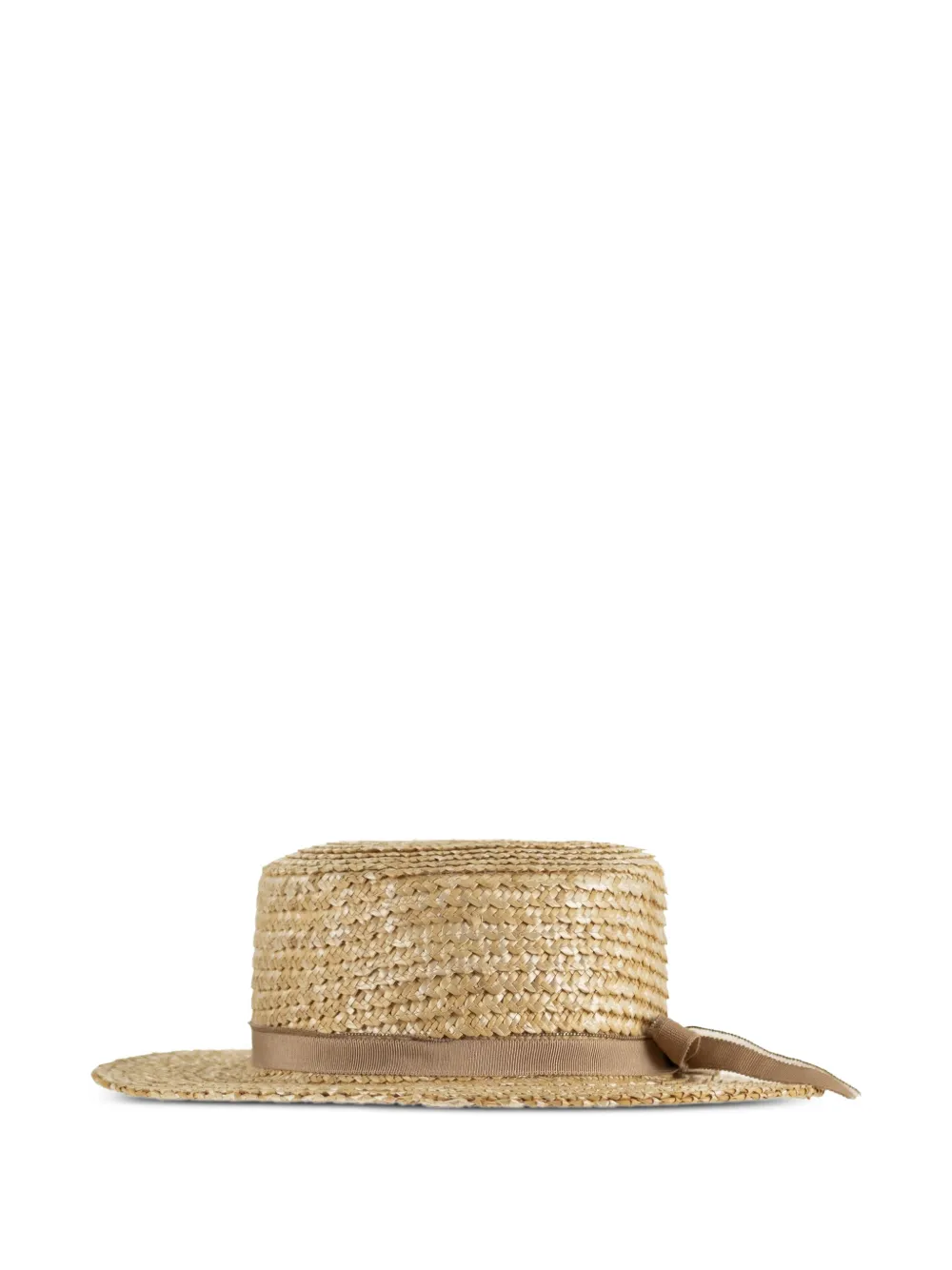  Fabiana Filippi Ribbon Hat - Neutrals 