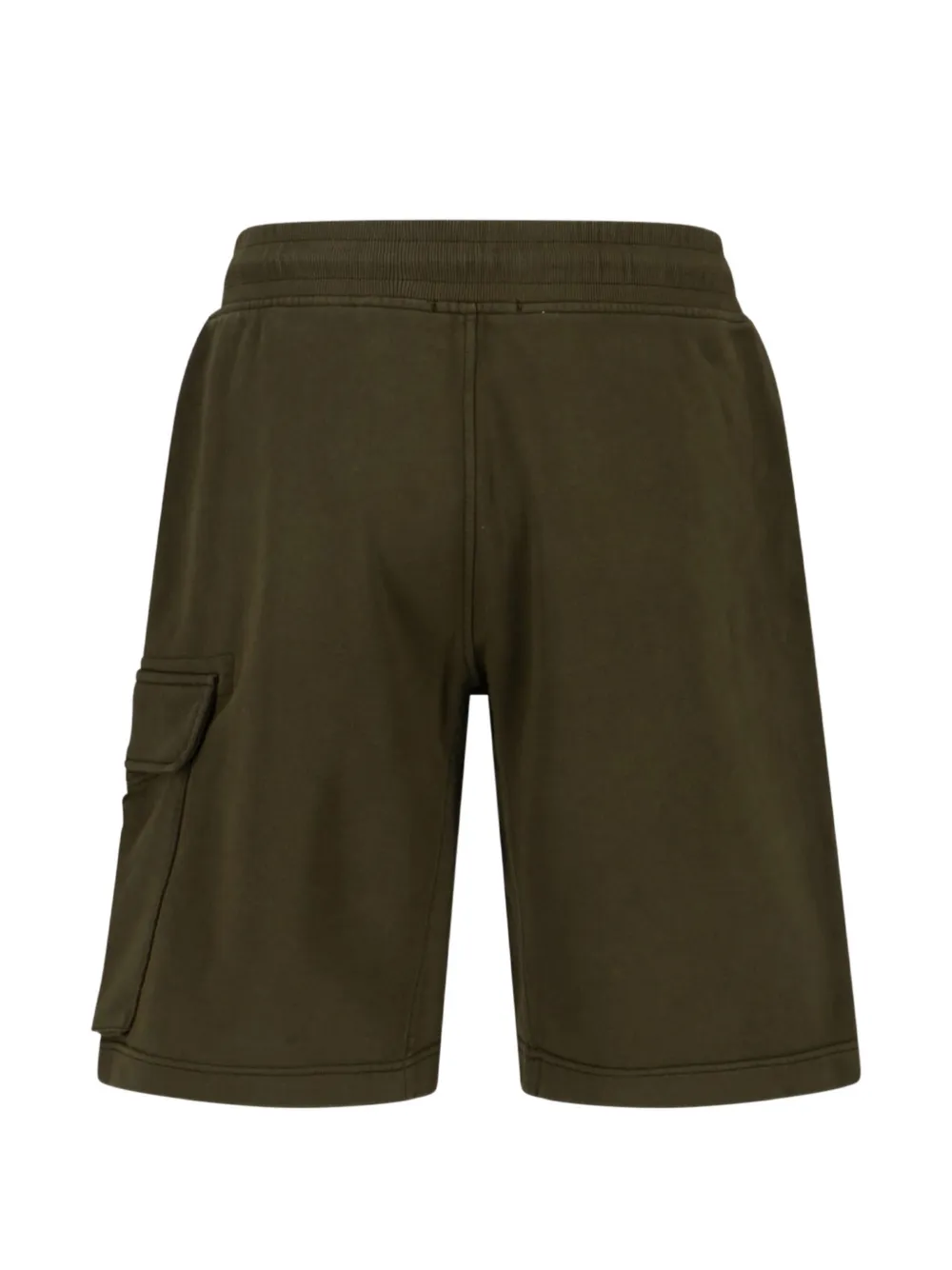 C.P. Company Shorts met logopatch en zak Groen