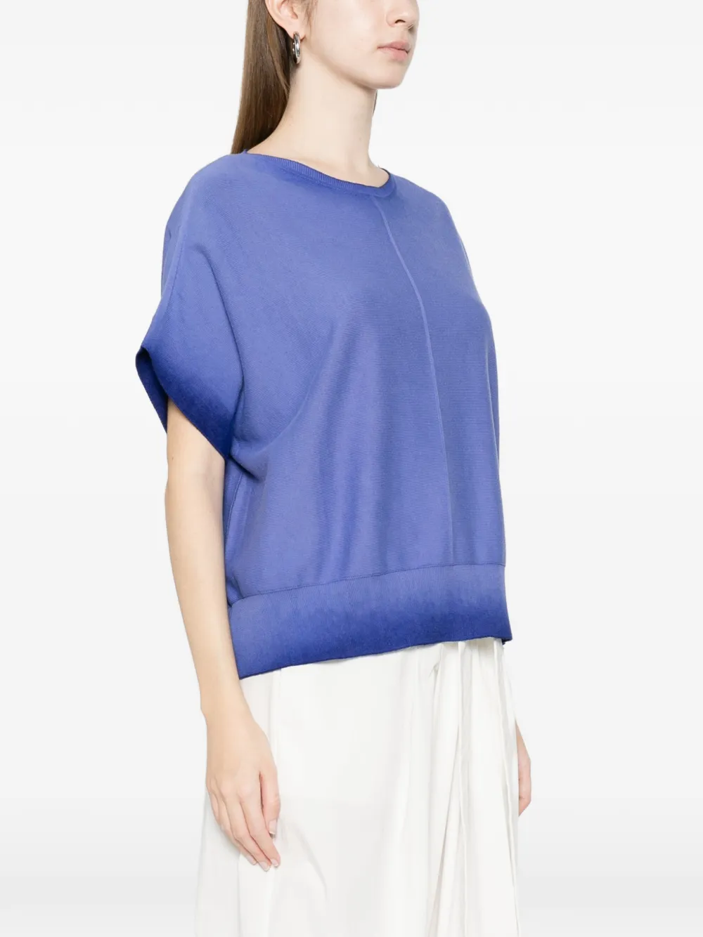  Arovescio Camiseta De Algodón - Azul 