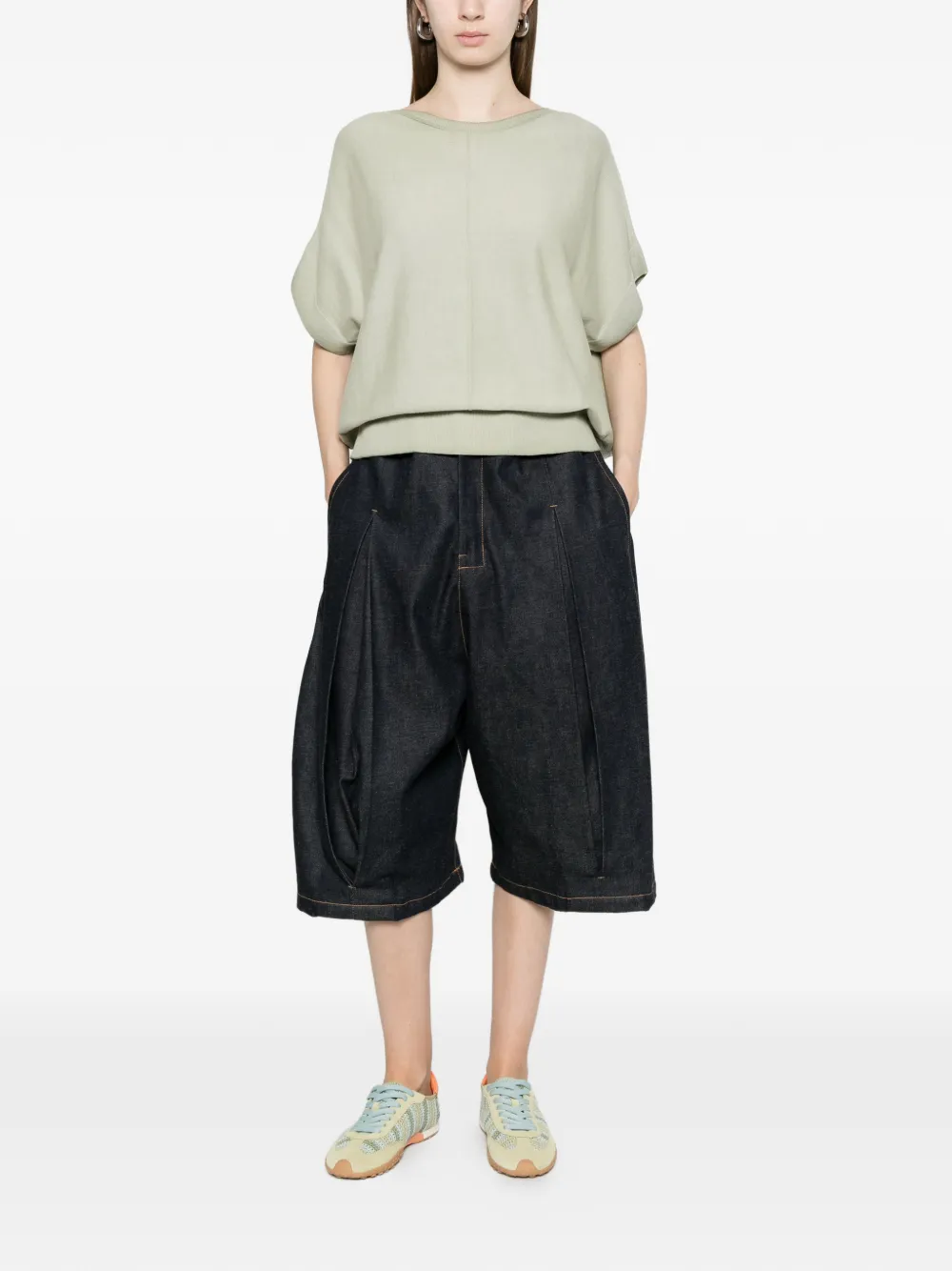  Arovescio Cotton T-shirt - Green 