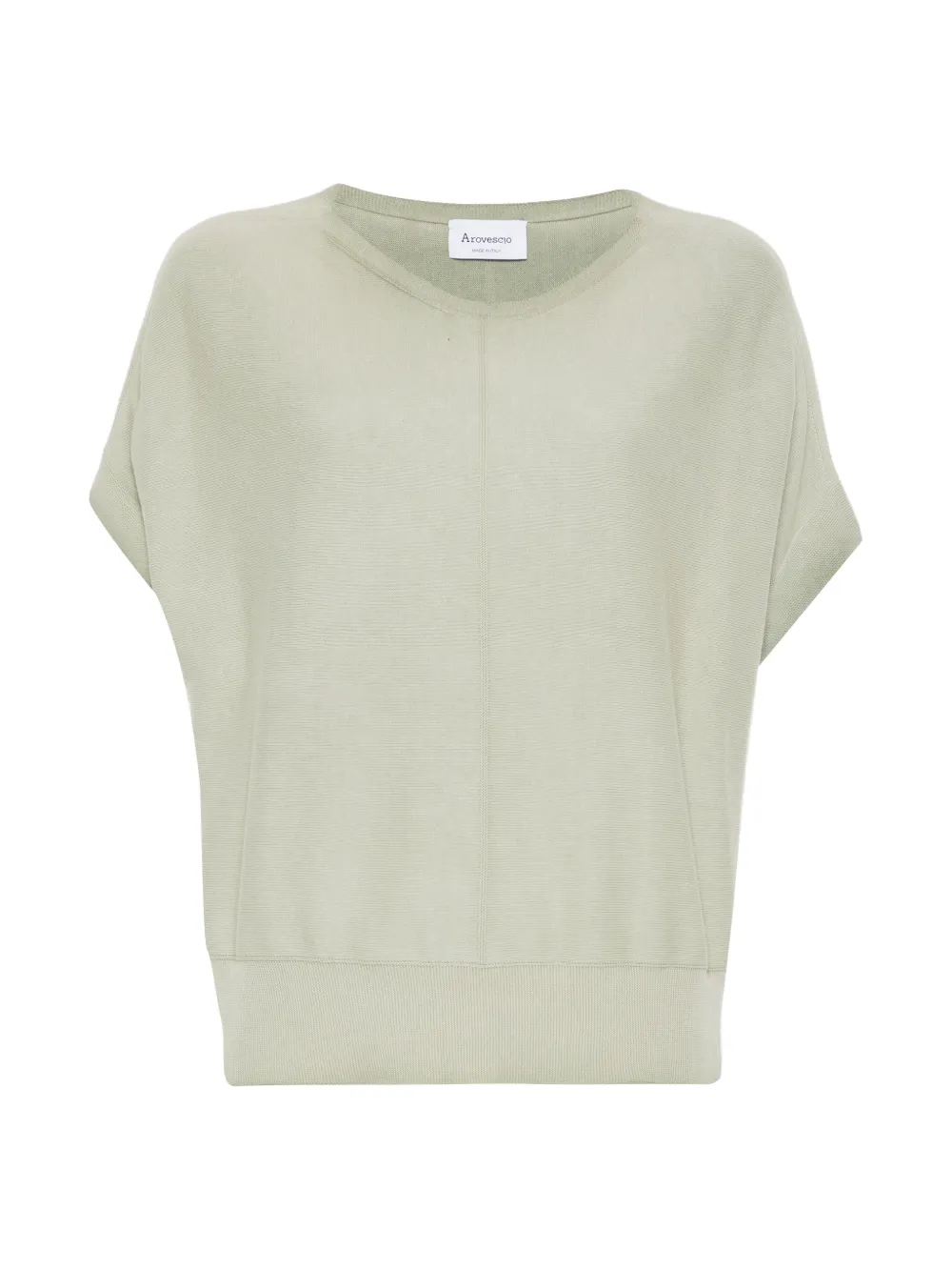 Arovescio Cotton T-shirt In Green