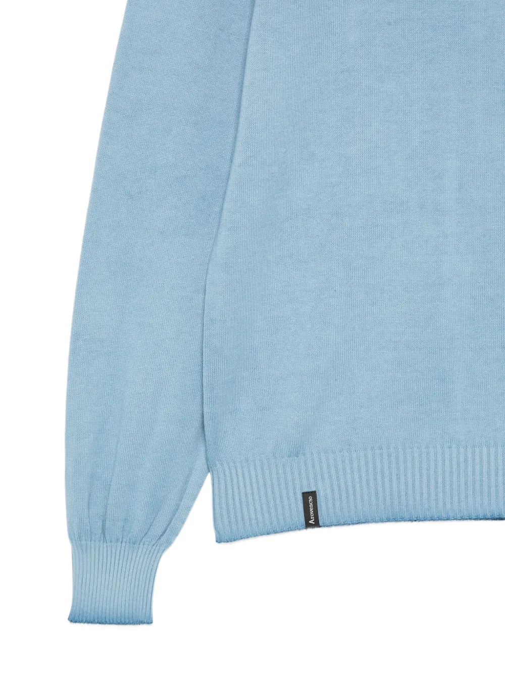  Arovescio Jersey Con Cuello Redondo - Azul 