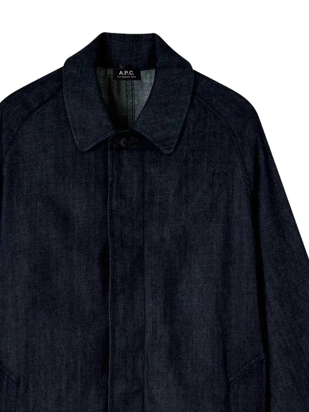 Collared Denim Coat