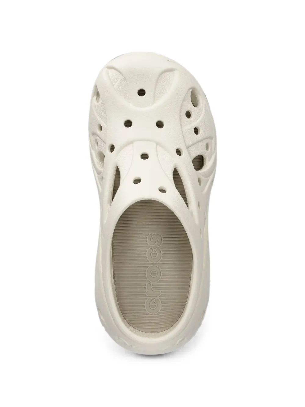 Crocs Caged perforated slip-on sneakers Beige