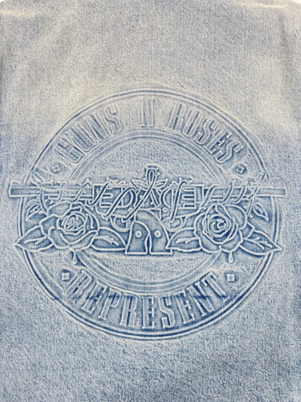 Represent Denim jack met knopen Blauw