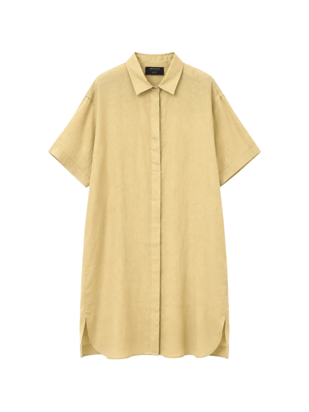 Gran Sasso short-sleeve shirt dress - Neutrals