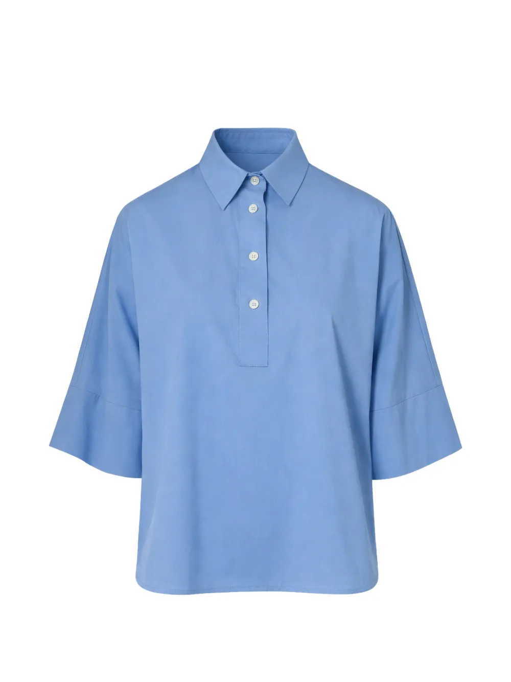 Gran Sasso collared short-sleeve polo top - Blu
