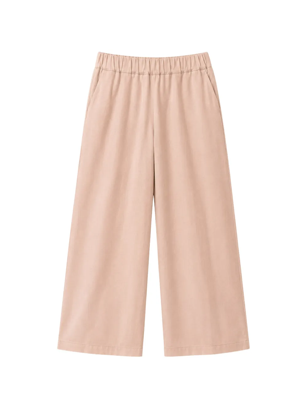 Gran Sasso elasticated-waistband wide-leg trousers - Nude