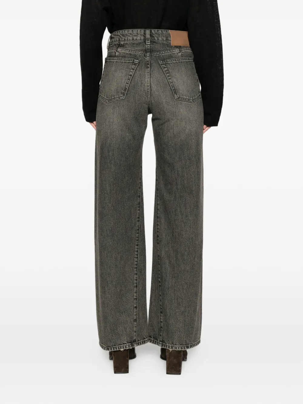 OUR LEGACY Treble Cut jeans met wijde pijpen Grijs