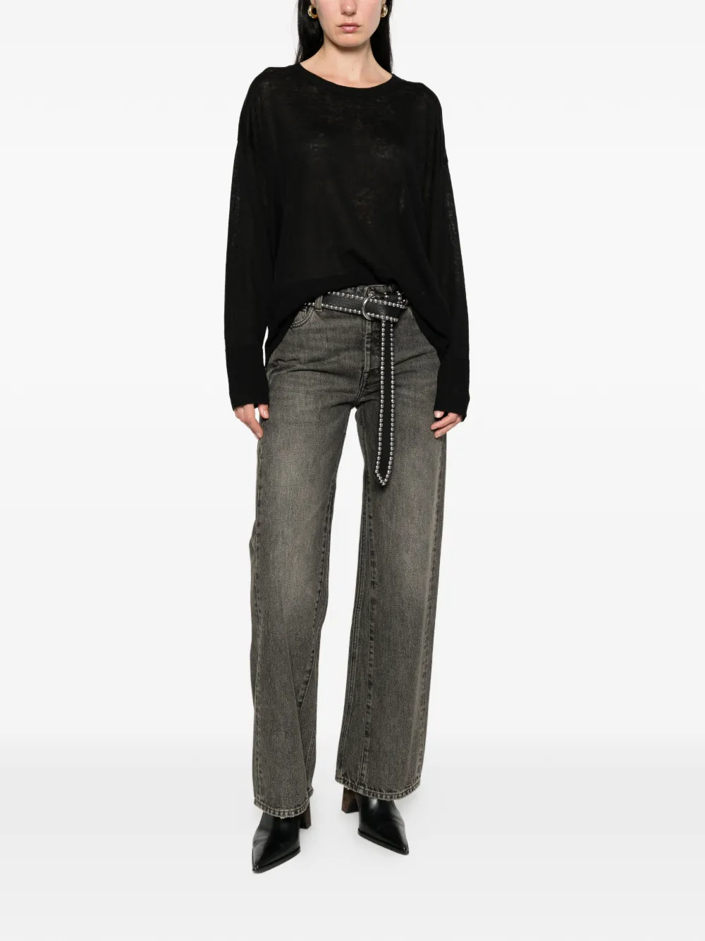  Our Legacy Treble Cut Wide-leg Jeans - Grey 