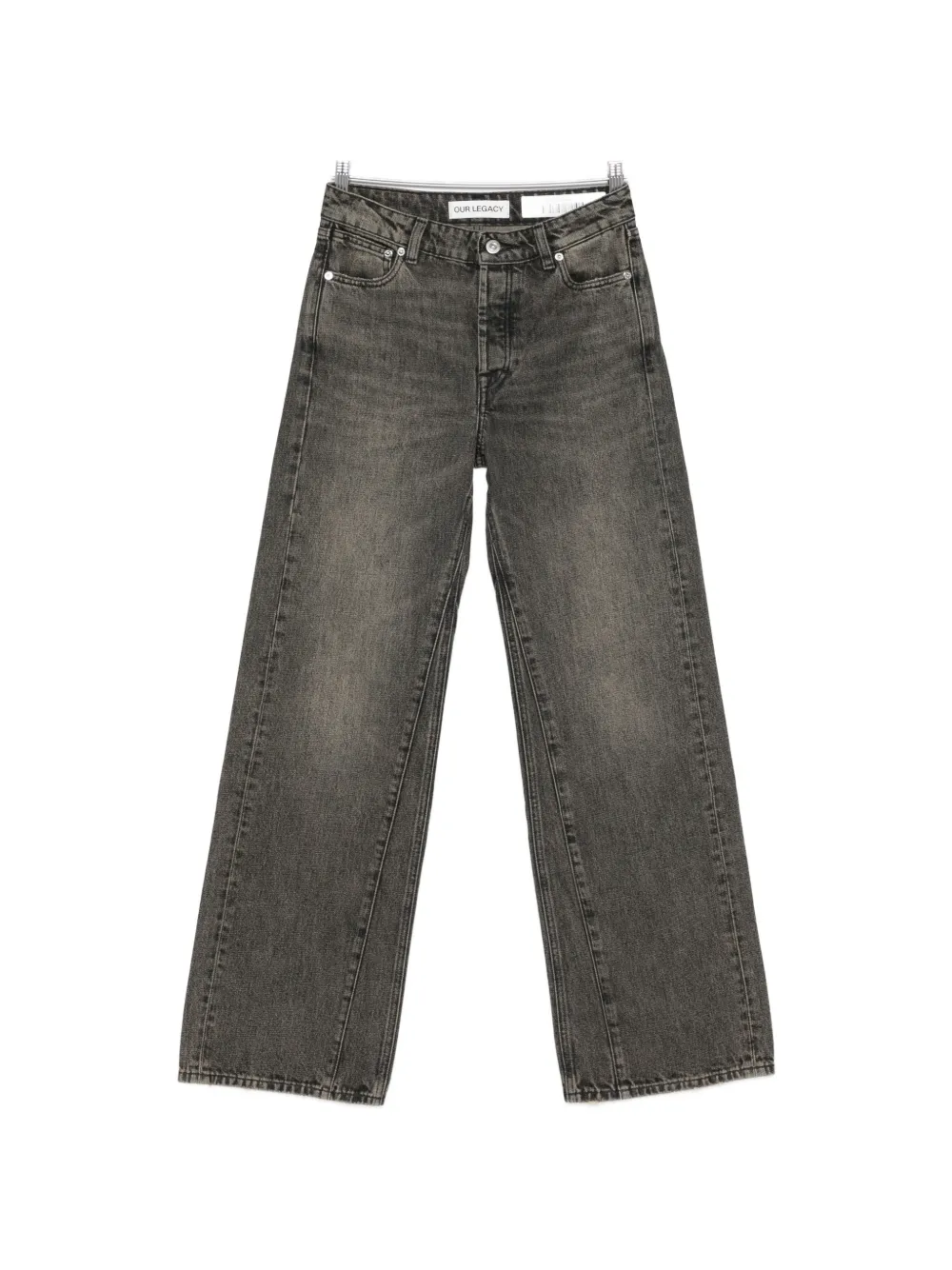 OUR LEGACY Treble Cut wide-leg jeans - Grigio