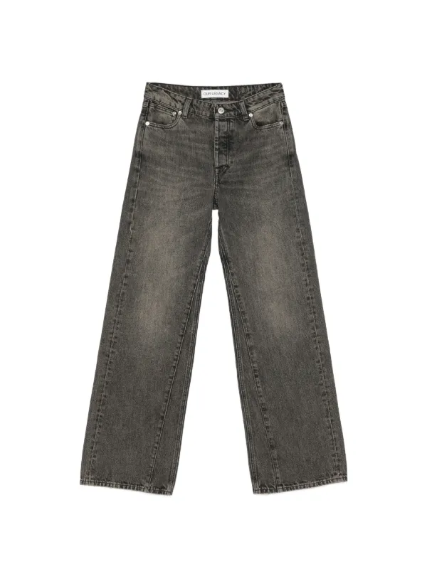 OUR LEGACY Treble Cut ワイドジーンズ | グレー | FARFETCH JP