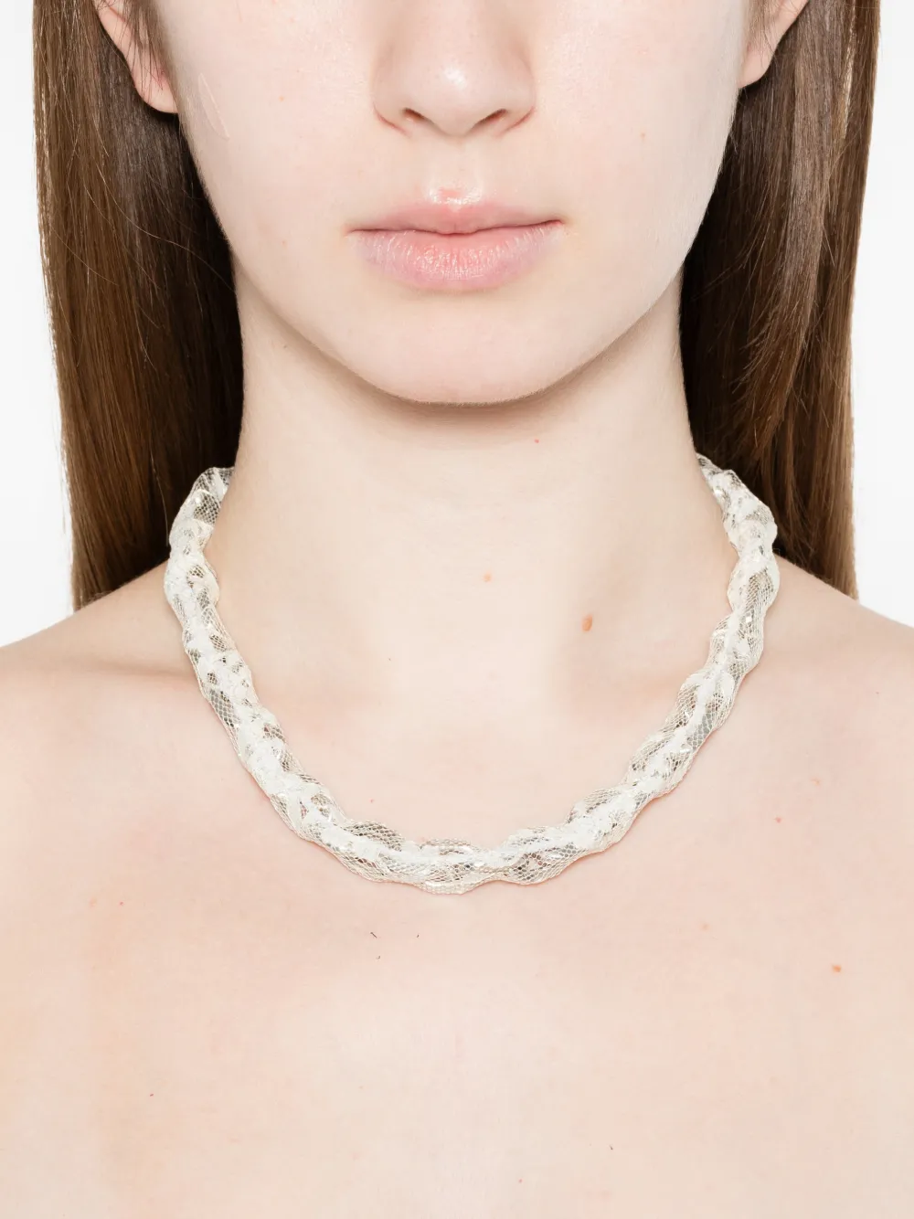  Our Legacy Lace Ladon Metal Chain - Black 