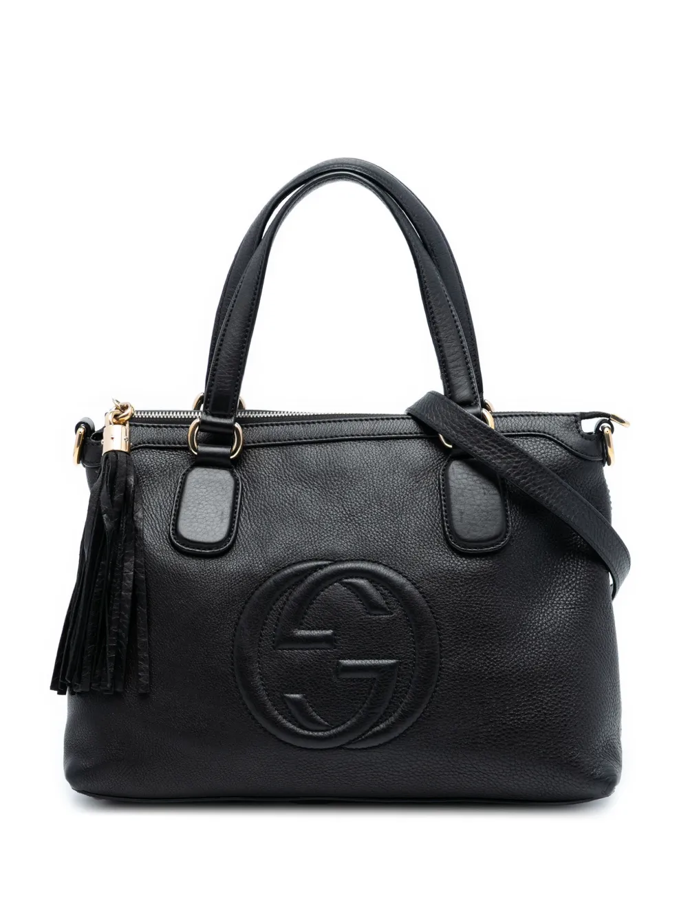 Gucci Pre-Owned 2016-2025 Small Leather Soho Working satchel - Nero