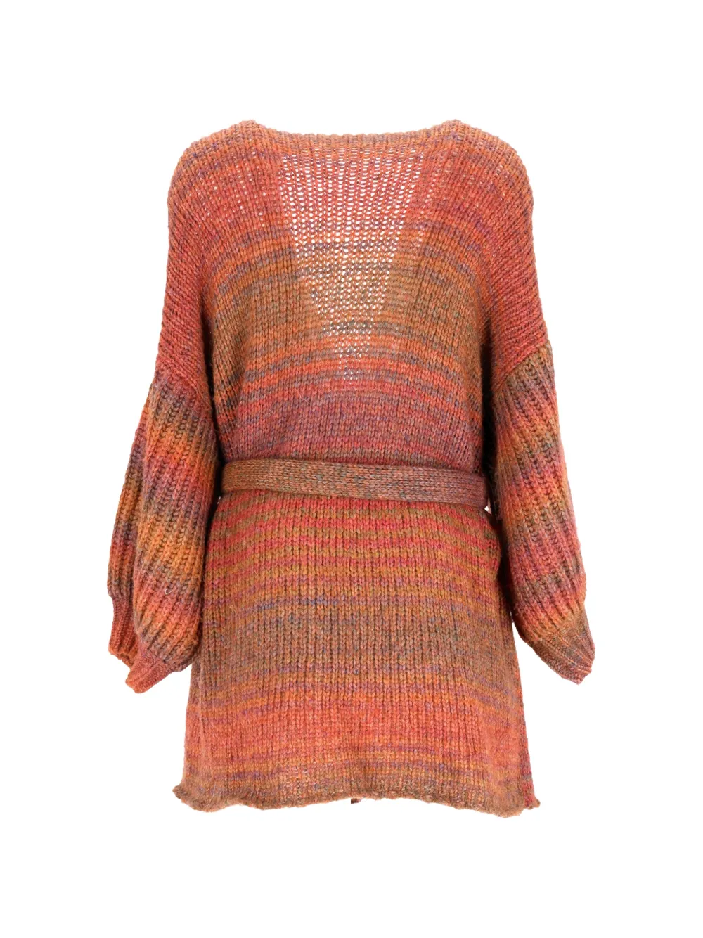  Loveshackfancy Belted Cardigan - Orange 