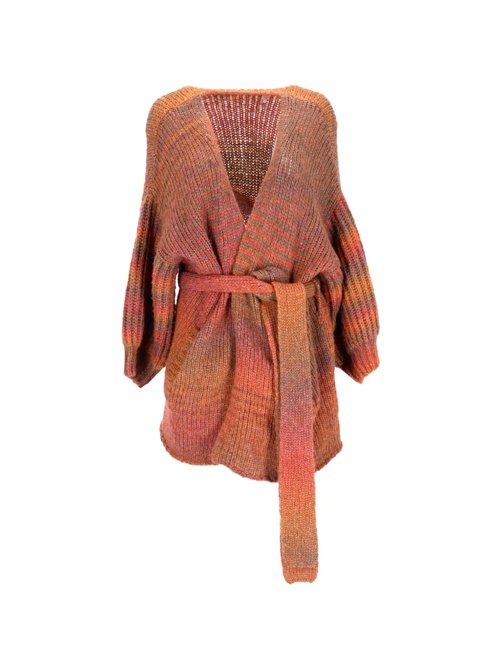  Loveshackfancy Belted Cardigan - Orange 