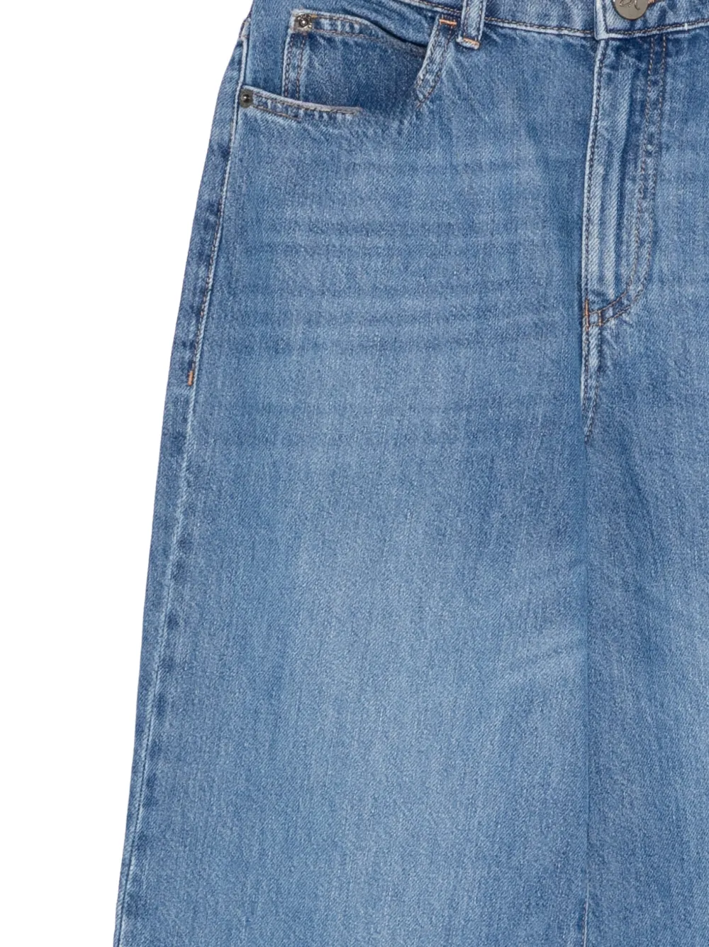 Emporio Armani J4B straight jeans Blauw