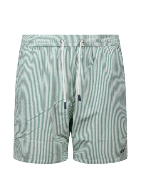 MC2 Saint Barth vertical-striped drawstring swim shorts