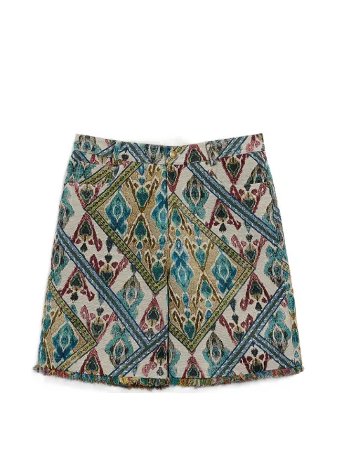 MOMONÌ Pino jacquard patterned shorts
