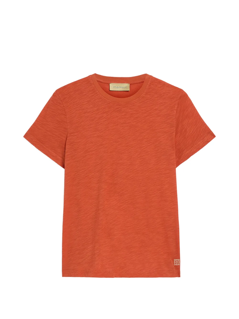 Momoni Calavera embroidered logo T-shirt - Arancione
