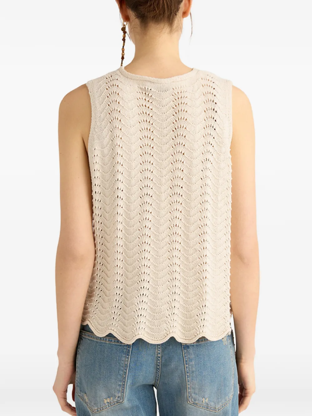 Leon Crochet Tie Gilet