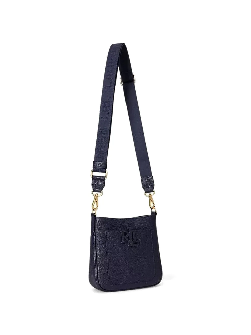 Lauren Ralph Lauren Cameryn embossed-logo cross body bag - Blu