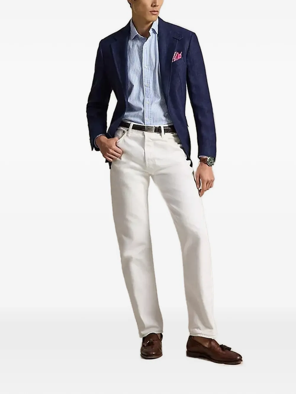 Polo Ralph Lauren Gestreept overhemd Blauw
