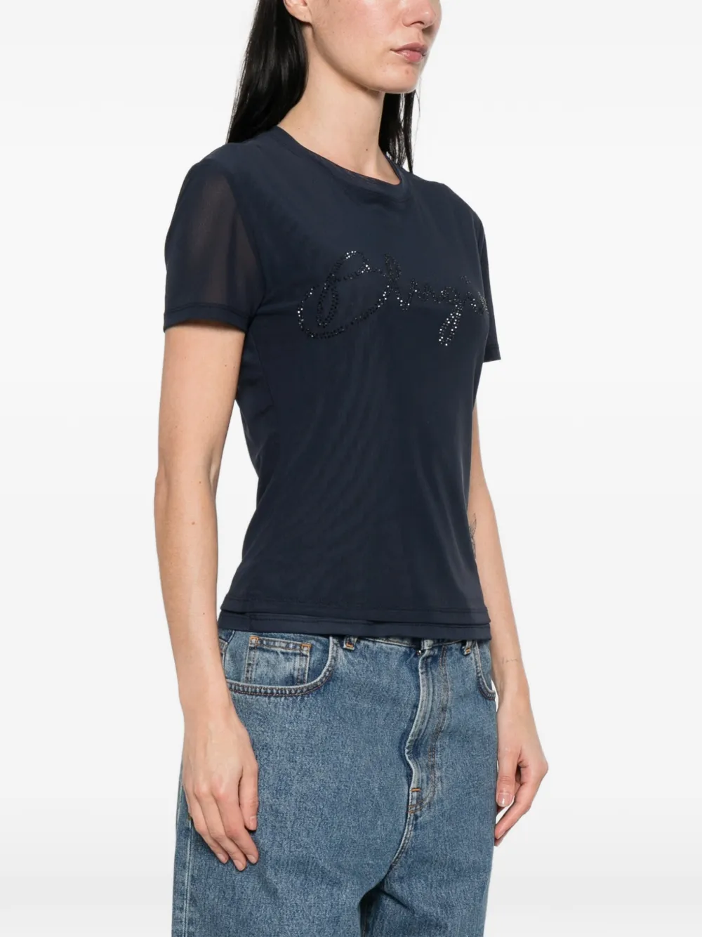 crystal-embellishment T-Shirt