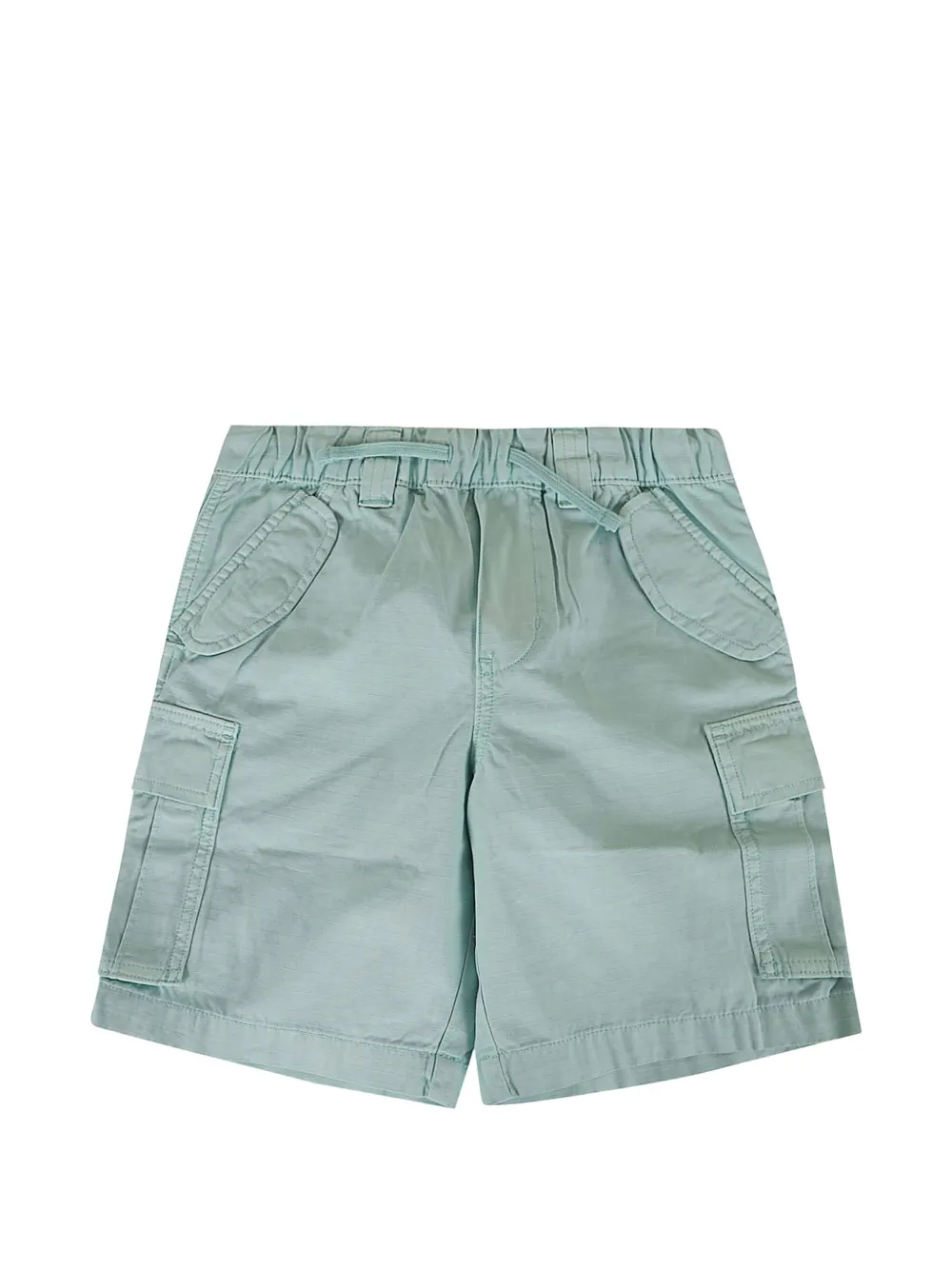 POLO RALPH LAUREN KIDS embroidered-logo cargo pants - Blau