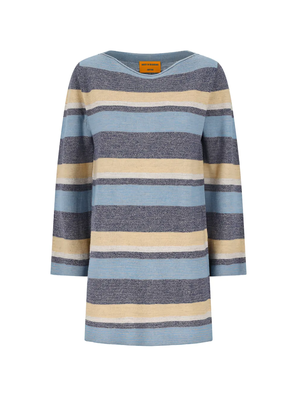 Guest In Residence striped mini dress - Blu