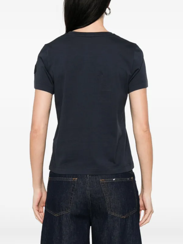 Moncler エンブロイダリーTシャツ | ブルー | FARFETCH JP