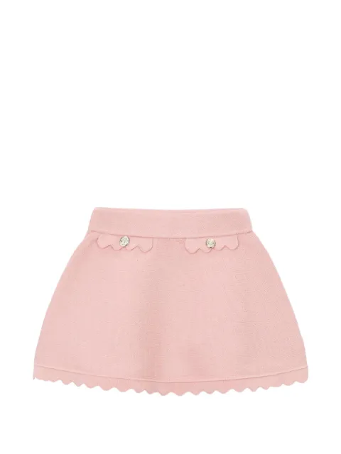 Mayoral A-line scalloped skirt