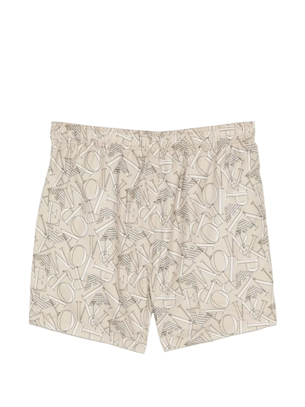 Emporio Armani Zwembroek met trekkoord Beige