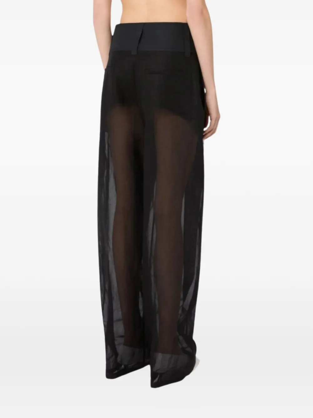 Sportmax Spsfavetta broek met vlakken Zwart