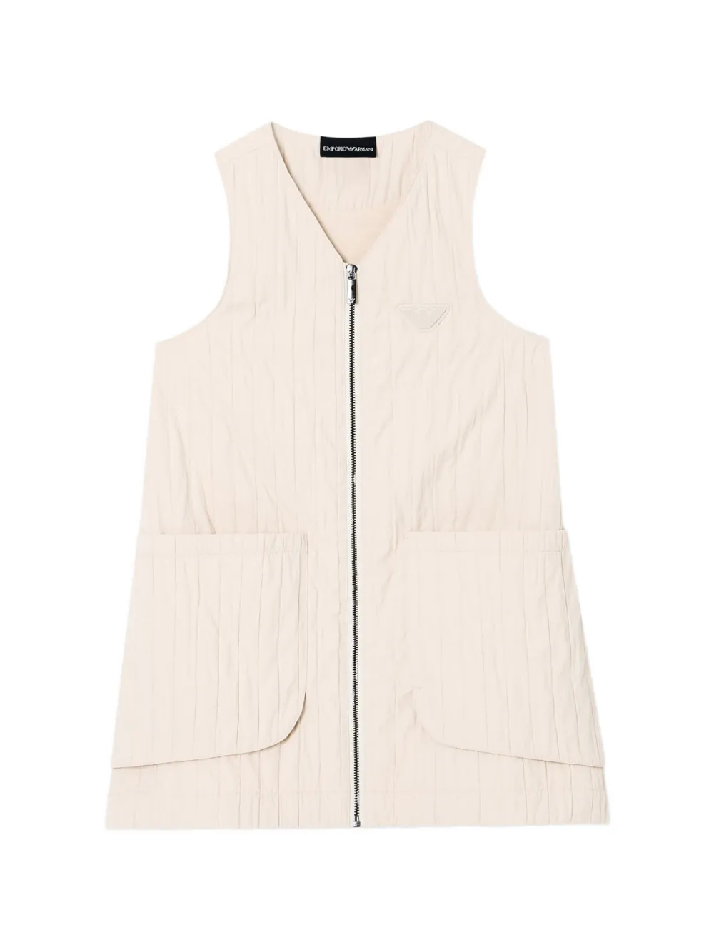 Emporio Armani Kids zip-up dress - Neutrals