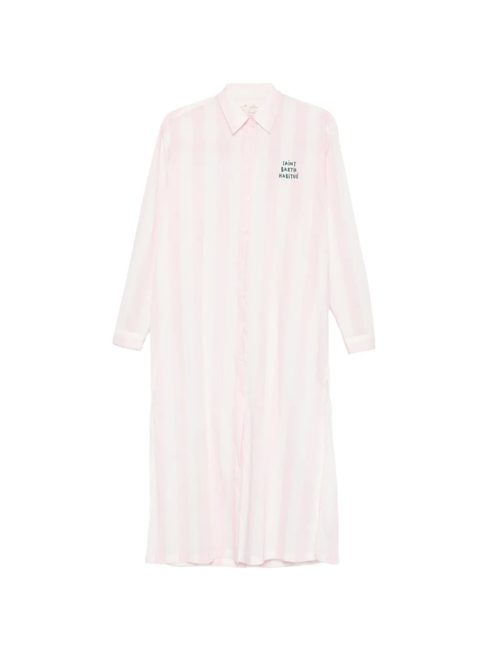 MC2 Saint Barth Adeline striped shirt midi dress