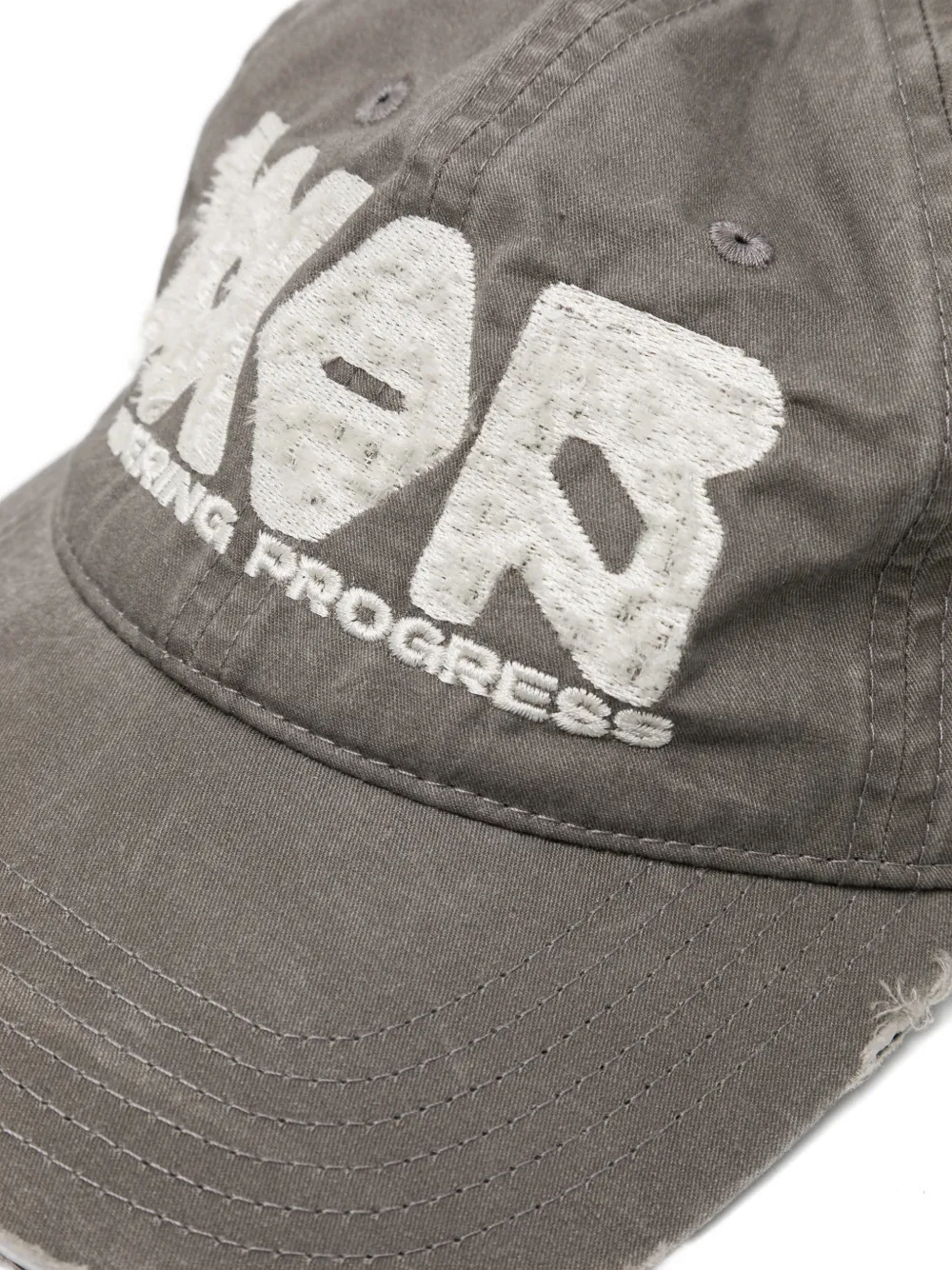  Warman Distressed Baseball Cap - Grey 