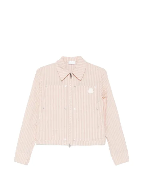Moncler gingham-pattern buttoned shirt