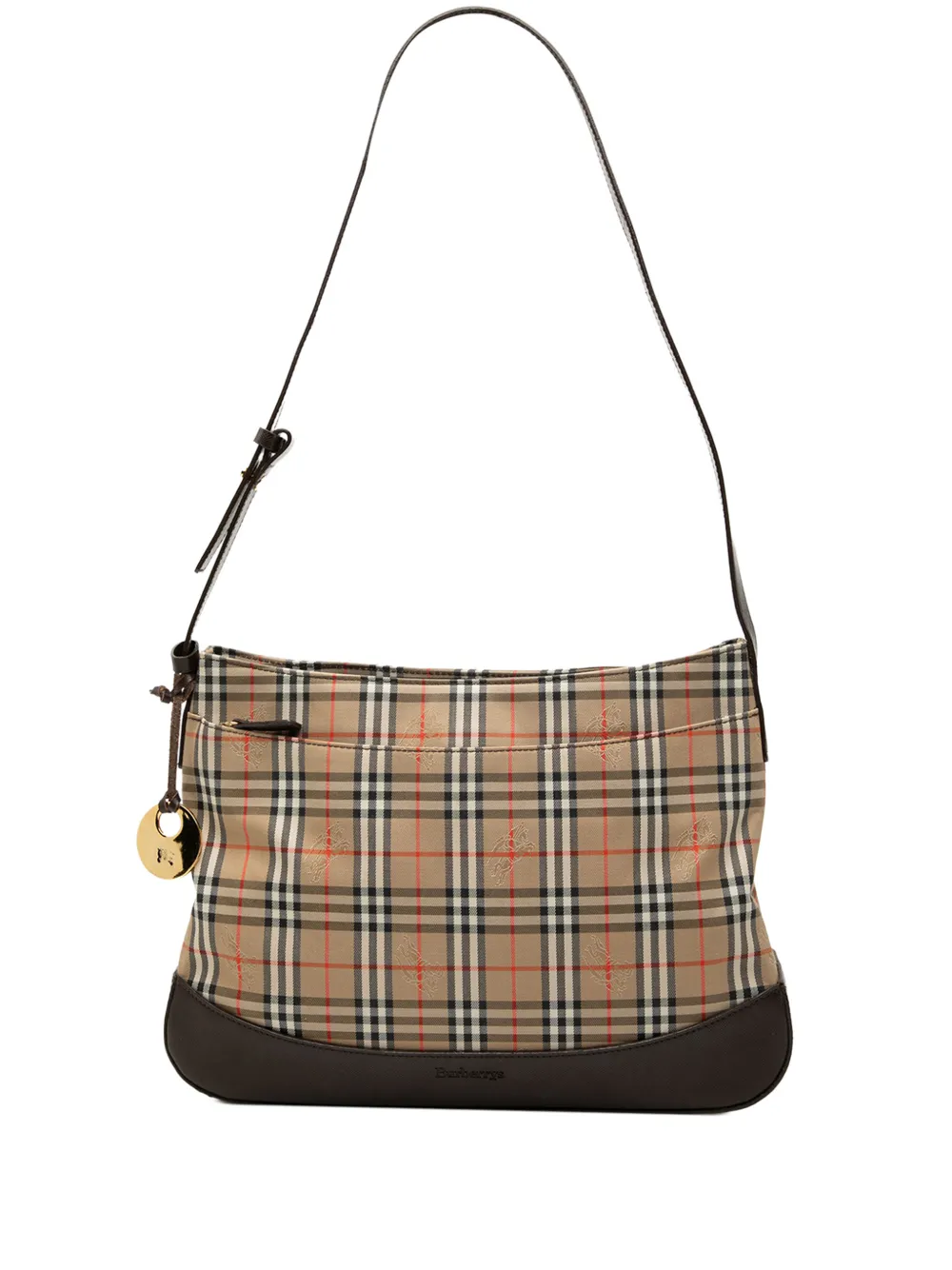 Burberry Pre-Owned 20th Century Haymarket Check Canvas shoulder bag - Marrone