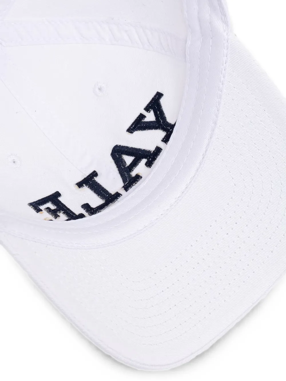 Sporty & Rich Yale Classic embroidered cap Wit