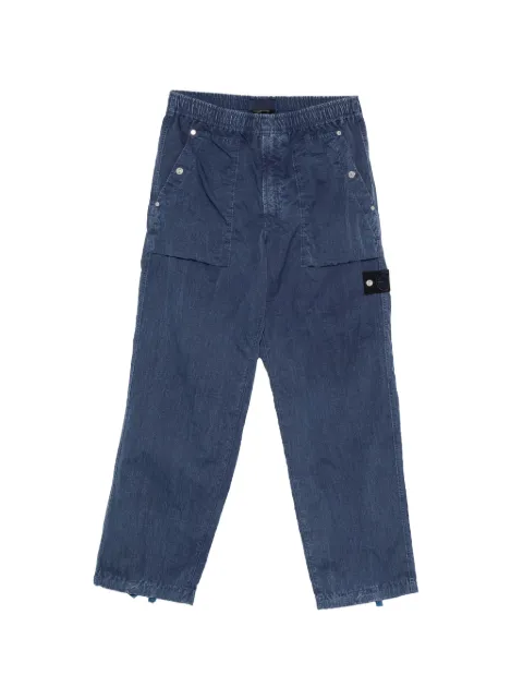 Stone Island 밴딩 웨이스트밴드 팬츠