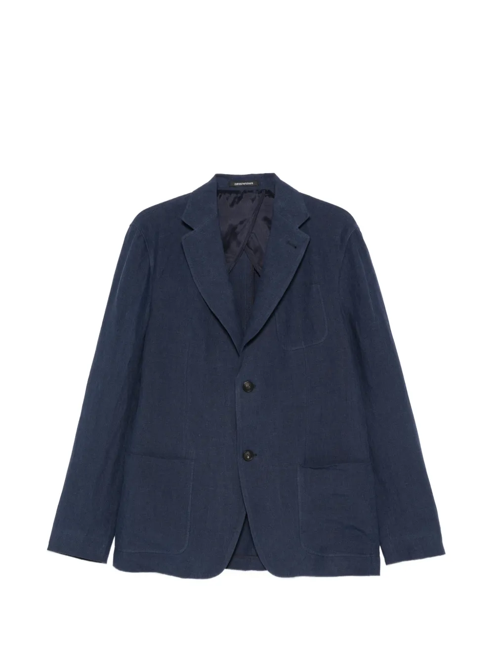 Emporio Armani linen blazer - Blu