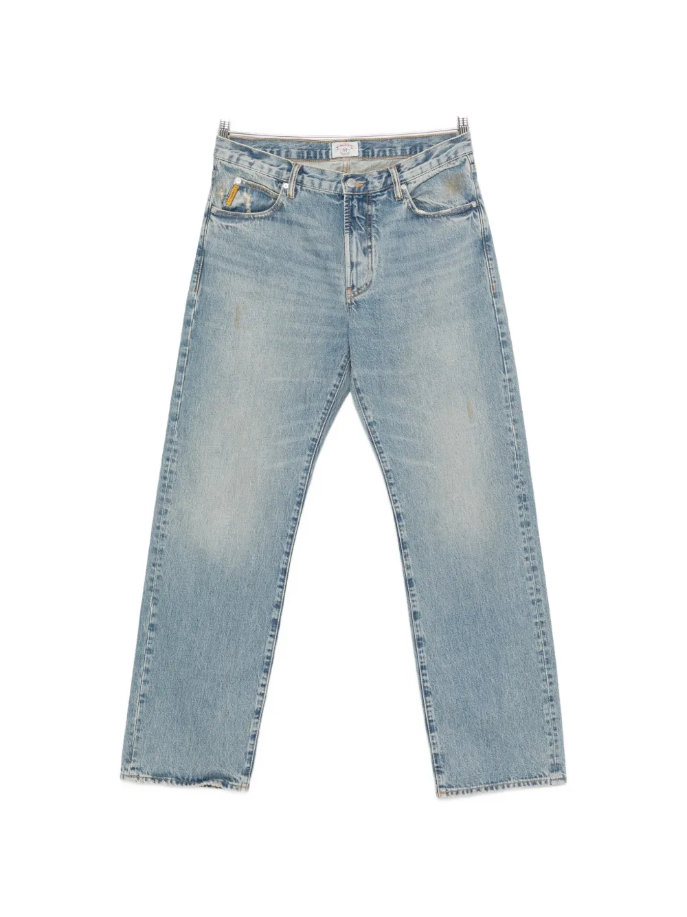 Emporio Armani logo-patch jeans - Blu