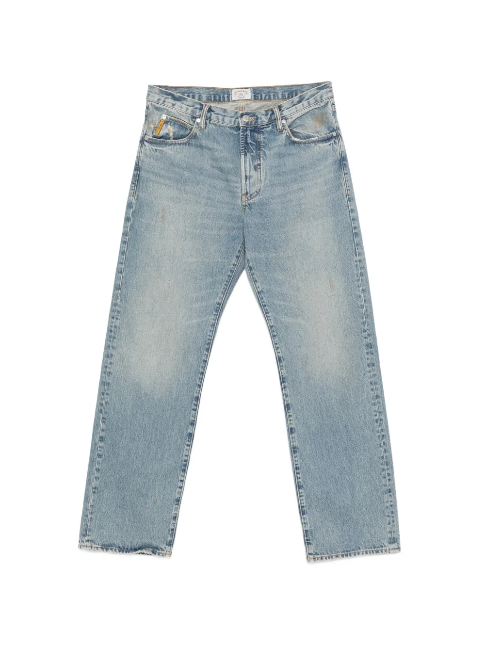 Emporio Armani logo-patch jeans - Blu