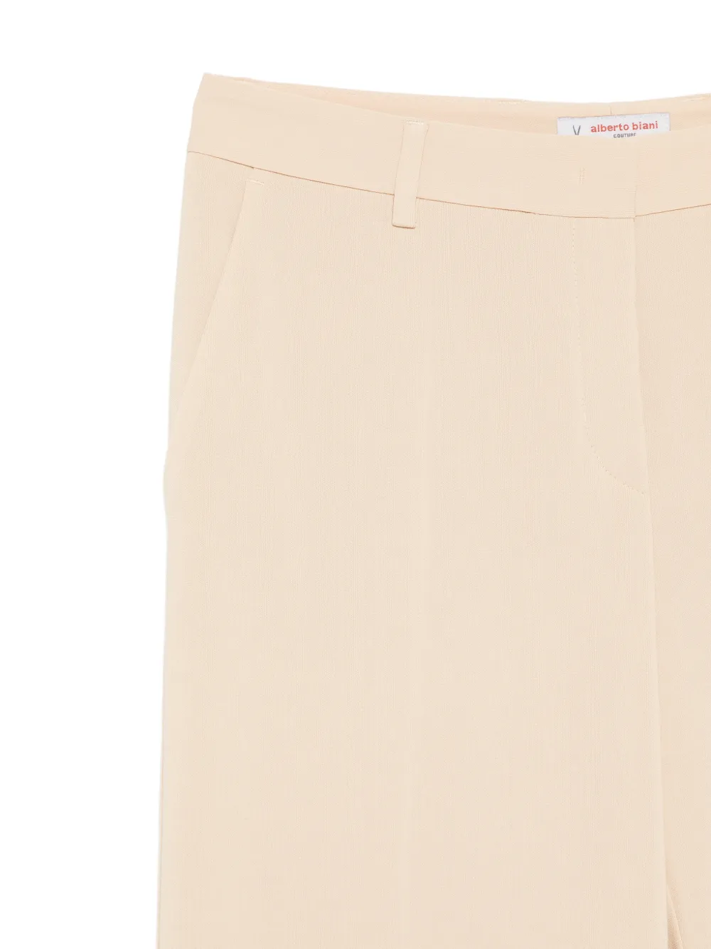 Alberto Biani Broek met wijde pijpen Beige