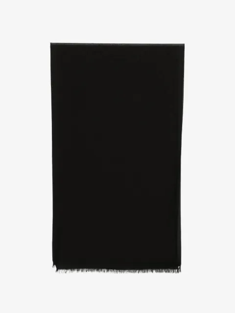 Emporio Armani fringed scarf