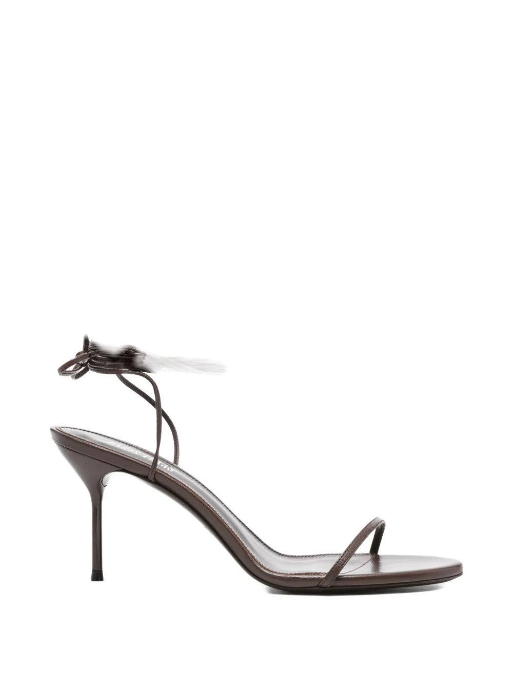 Paris Texas tie-strap sandals - Marrone