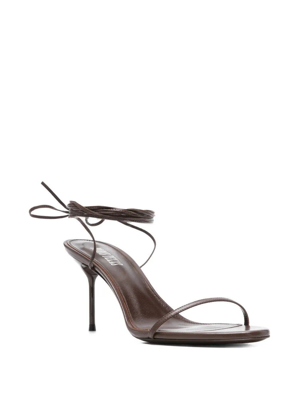 Paris Texas Tie-strap Sandals in Brown, view 2