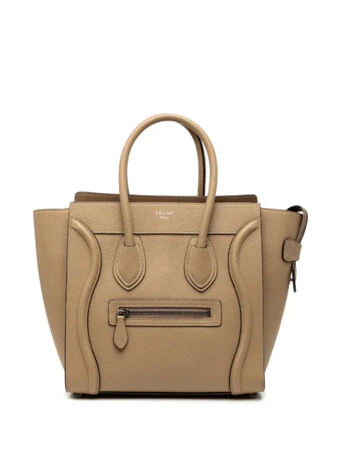 Celine Pre-Owned 2017 Micro Drummed Calfskin Luggage tote bag