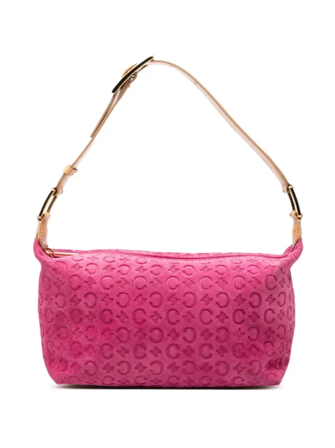 Celine Pre-Owned 2000 C Macadam Suede shoulder bag